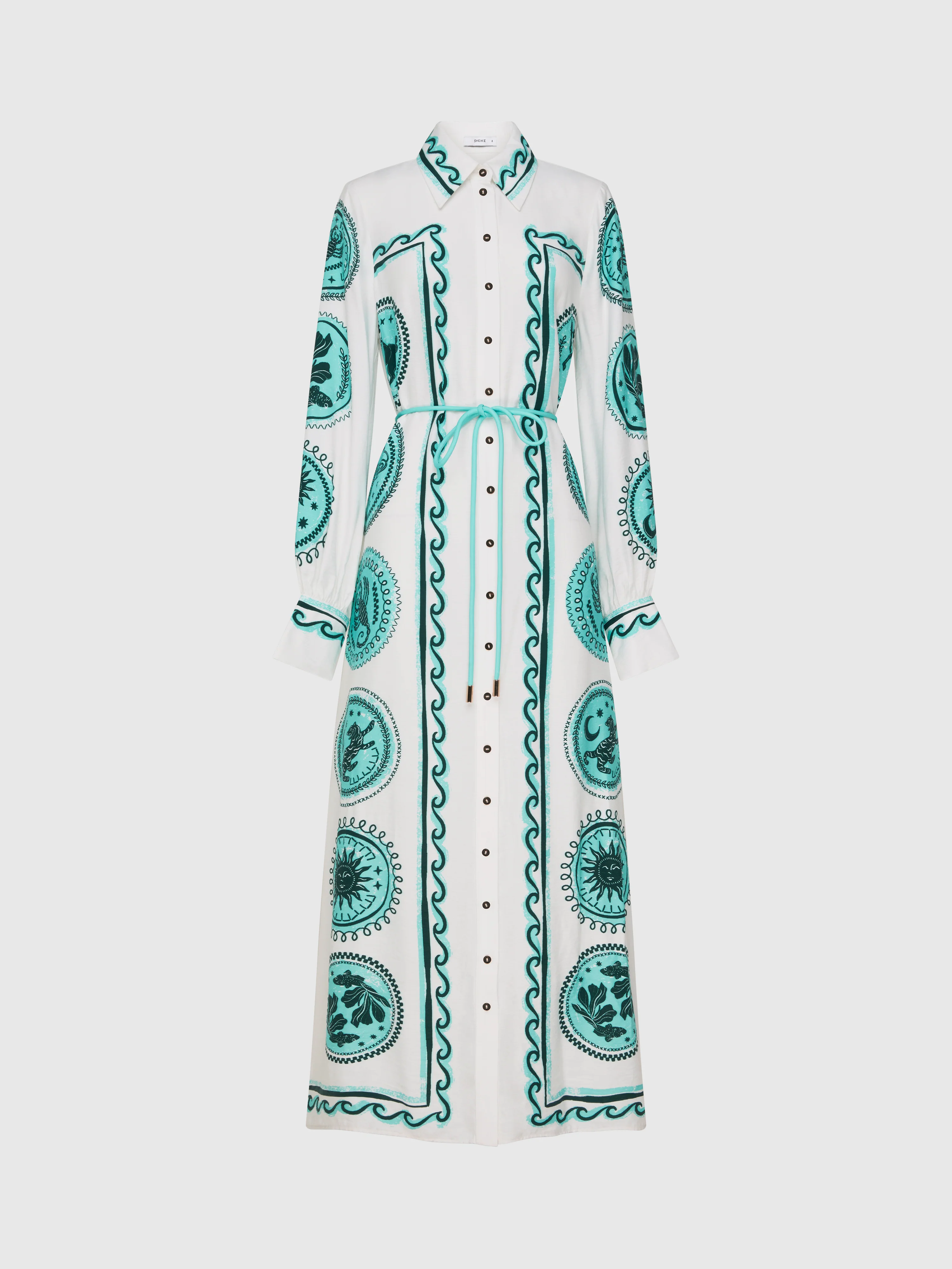 CELESTIAL TILE MAXI DRESS