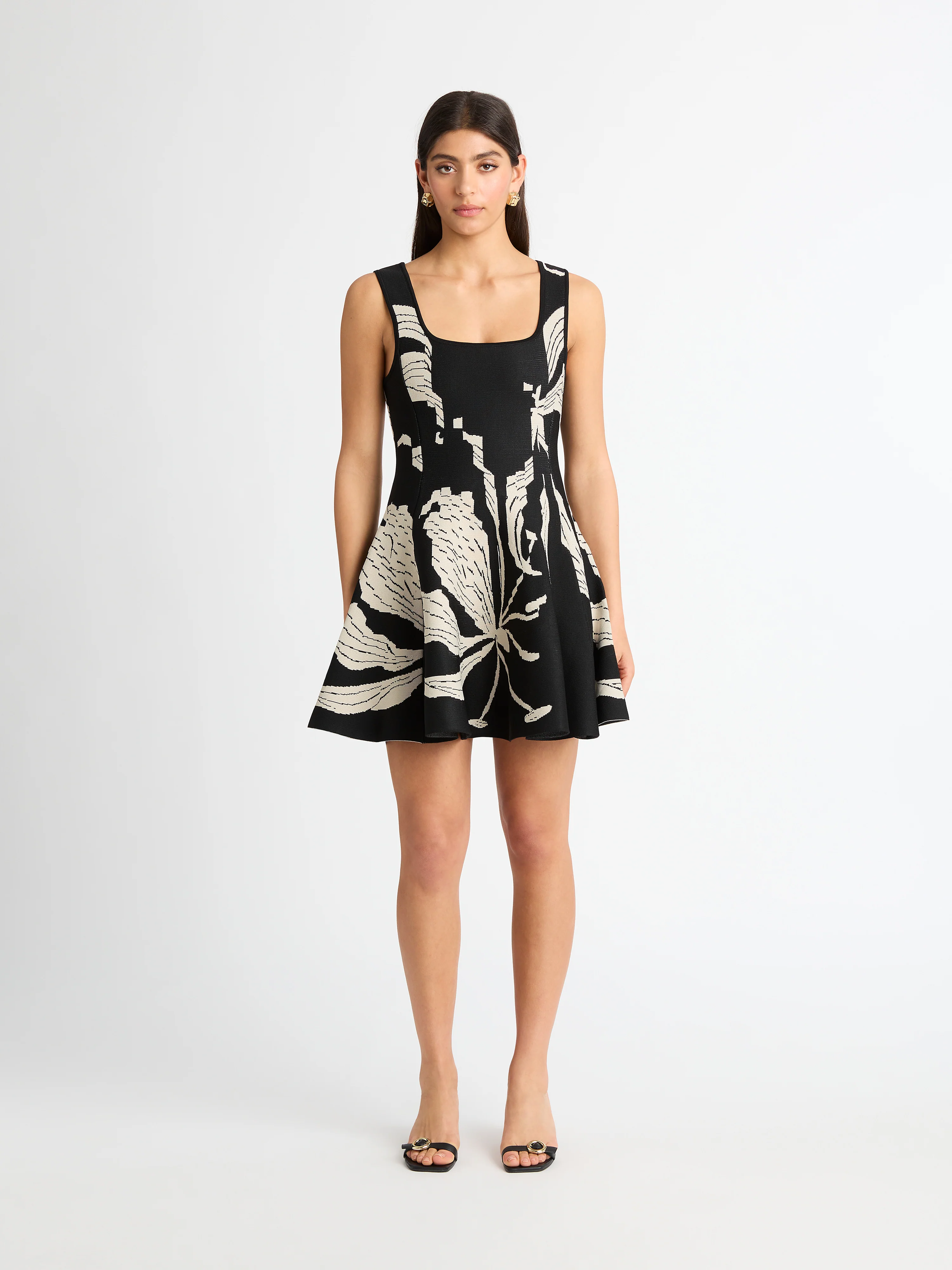 LOTUS FLOWER KNIT DRESS
