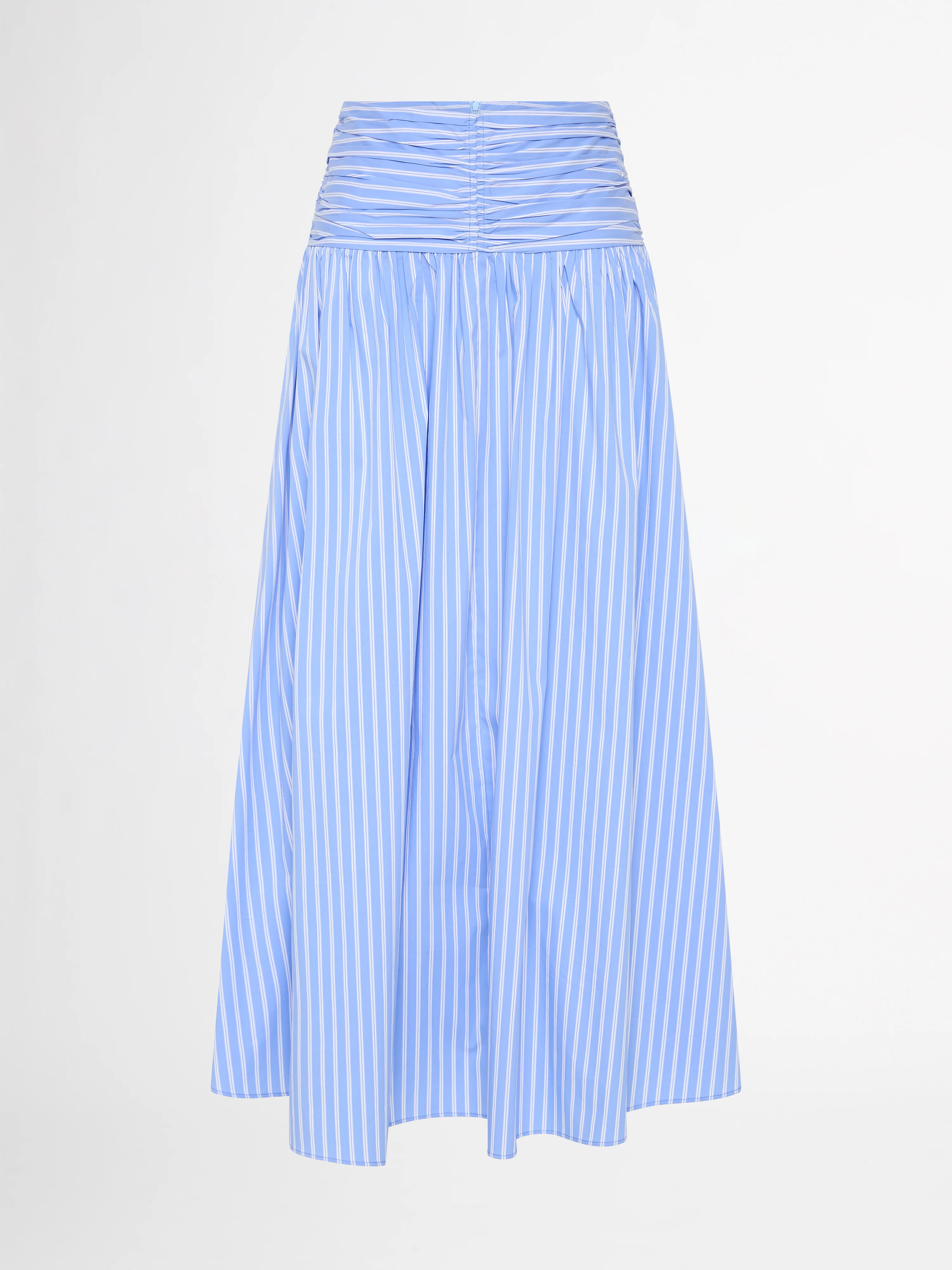 RUMI STRIPE MIDI SKIRT